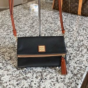 Dooney & Burke Black and Brown Crossbody!